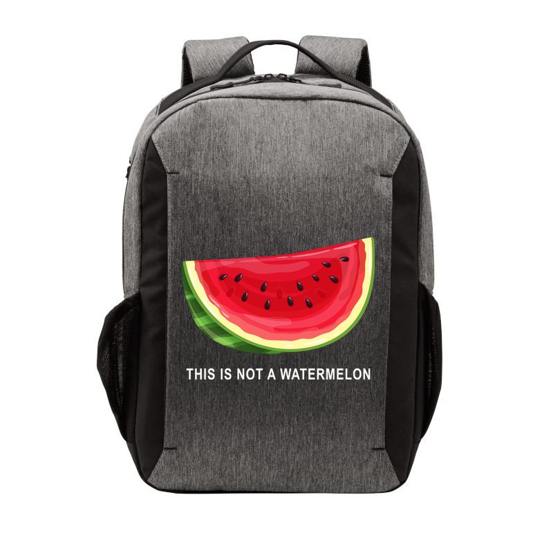 This Is Not A Watermelon Funny Vector Backpack