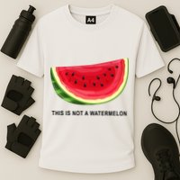 This Is Not A Watermelon Funny Performance Shirt