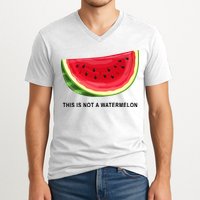 This Is Not A Watermelon Funny V-Neck T-Shirt