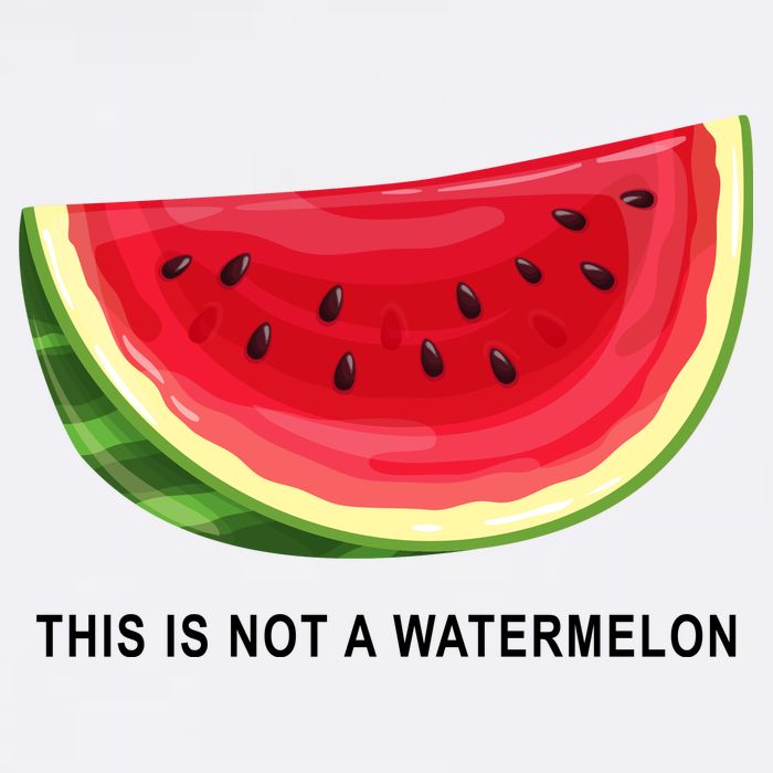 This Is Not A Watermelon Funny Bucket Hat