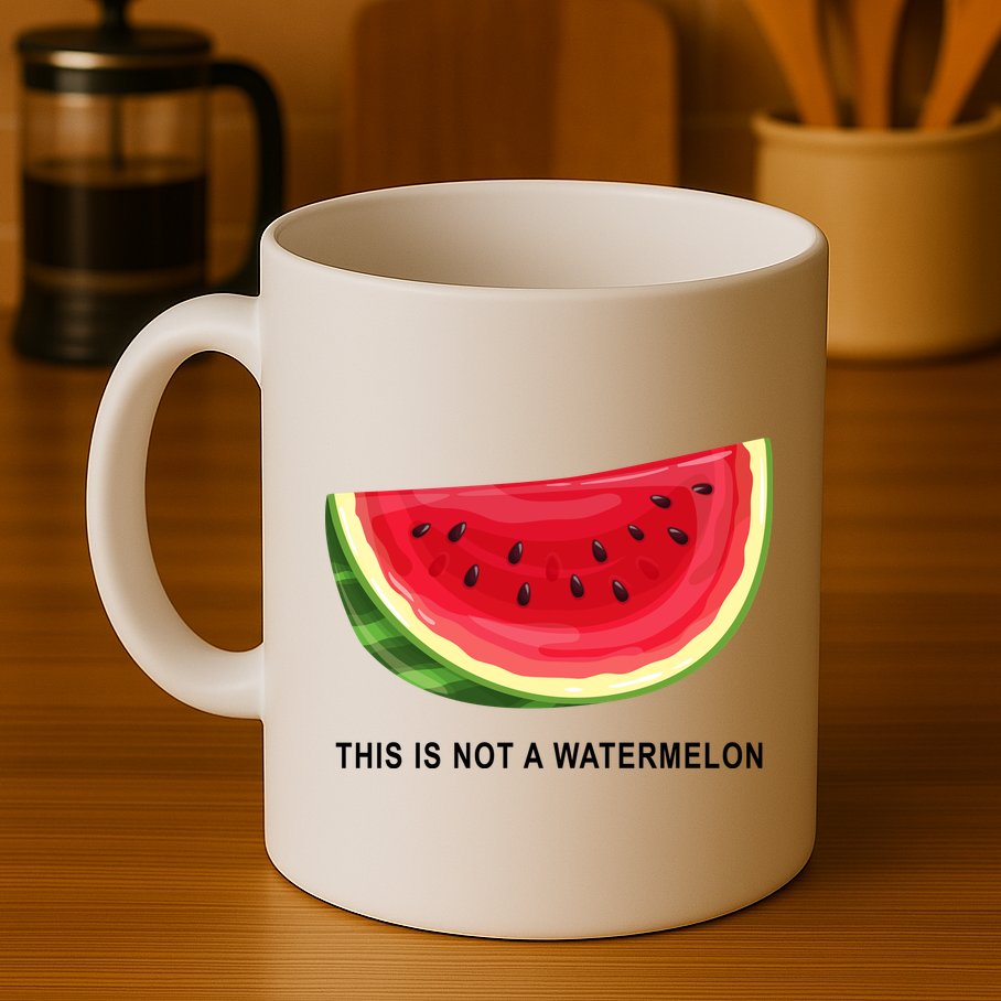 This Is Not A Watermelon Funny Mug