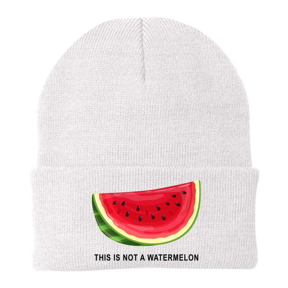 This Is Not A Watermelon Funny Beanie