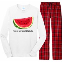 This Is Not A Watermelon Funny Long Sleeve Pajama Set