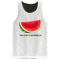 This Is Not A Watermelon Funny Mesh Reversible Basketball Jersey Tank
