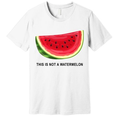 This Is Not A Watermelon Funny Premium T-Shirt