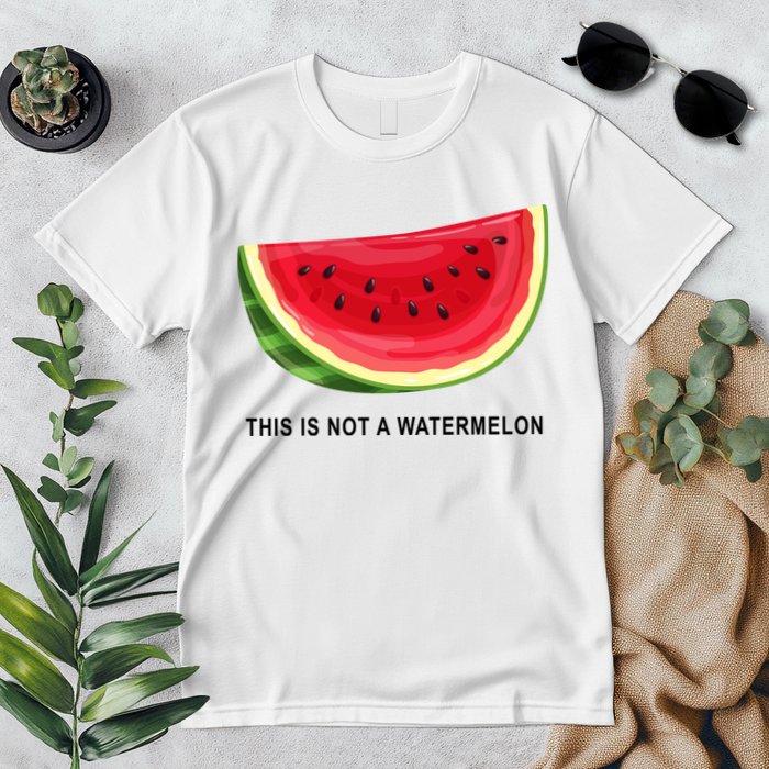 This Is Not A Watermelon Funny Premium T-Shirt