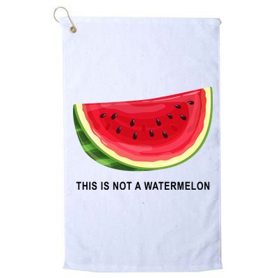 This Is Not A Watermelon Funny Golf Towel