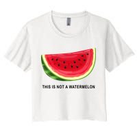 This Is Not A Watermelon Funny Crop Top