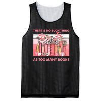 There Is No Such Thing As Too Many Books Mesh Reversible Basketball Jersey Tank