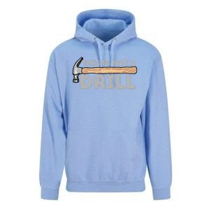 This Is Not A Drill Gift Carpenter And Woodworking Woodworker Cool Gift Unisex Surf Hoodie