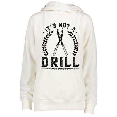 This Is Not A Drill Garden Scissors Gardener Gift Womens Funnel Neck Pullover Hood