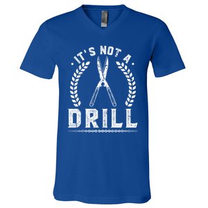 This Is Not A Drill Garden Scissors Gardener Gift V-Neck T-Shirt