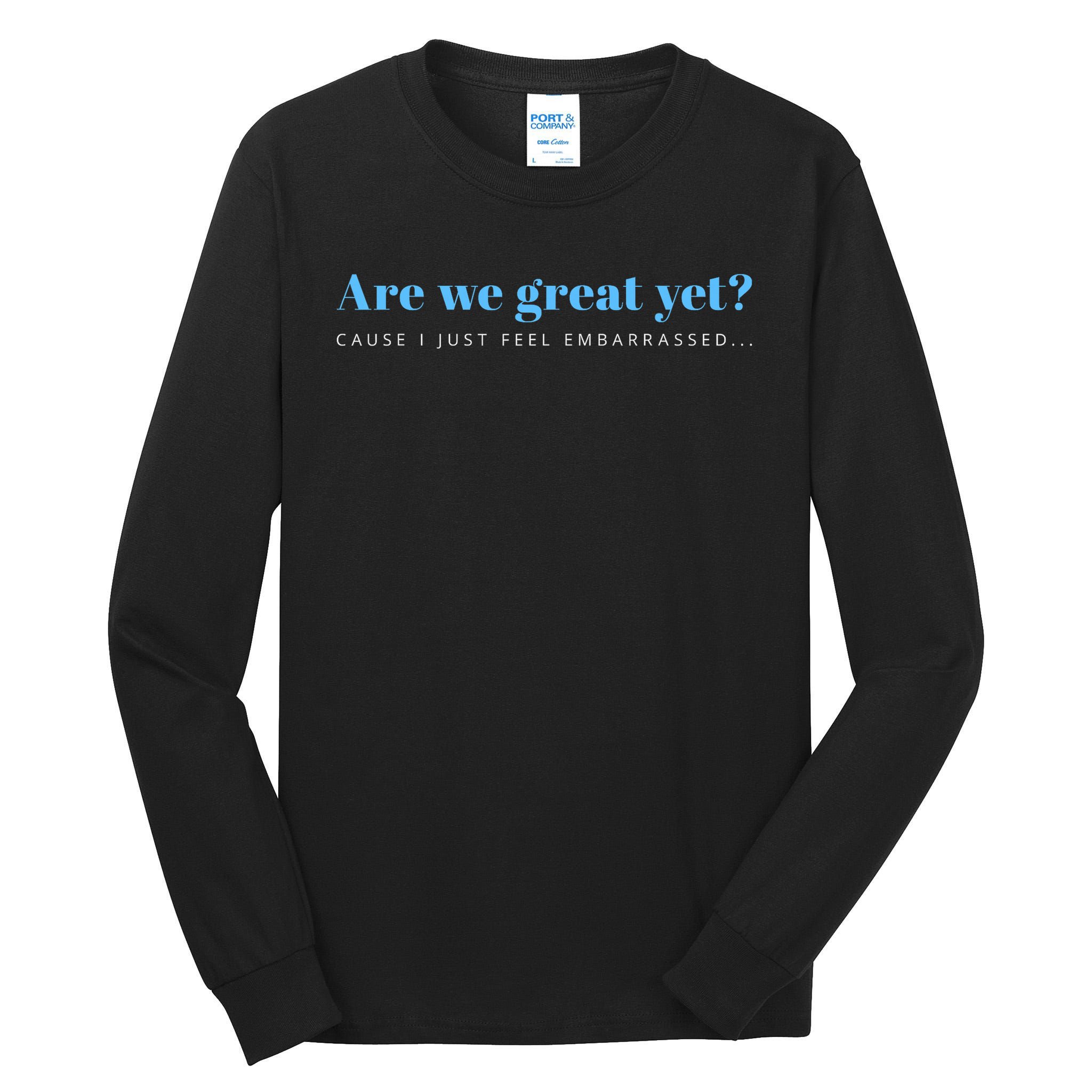 This Is Not Normal Anti Trump Designs Unisex Black Cotton 100 Small Crew Collar Shor Tall Long Sleeve T-Shirt
