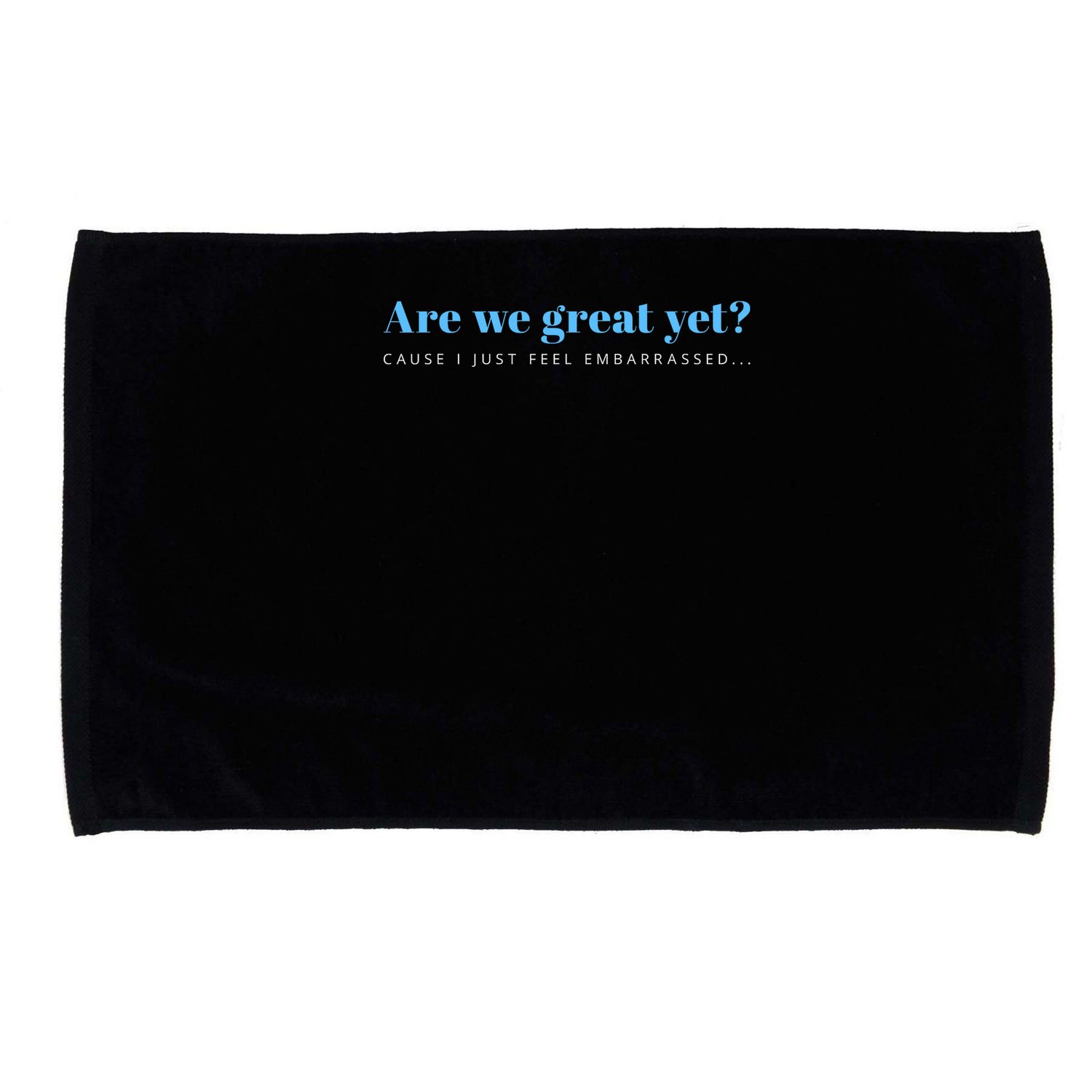 This Is Not Normal Anti Trump Designs Unisex Black Cotton 100 Small Crew Collar Shor Microfiber Hand Towel