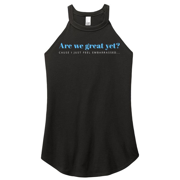 This Is Not Normal Anti Trump Designs Unisex Black Cotton 100 Small Crew Collar Shor Women's Perfect Tri Rocker Tank