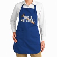 This Is Not A Drill Hammer Builder Woodworking Carpenter Gift Apron