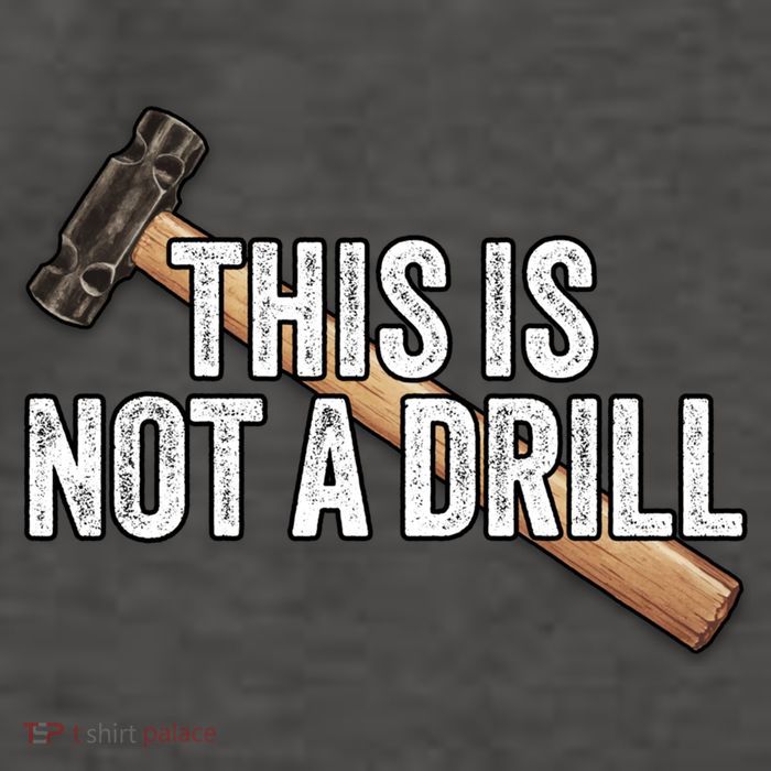 This Is Not A Drill Hammer Builder Woodworking Carpenter Gift Vector Backpack