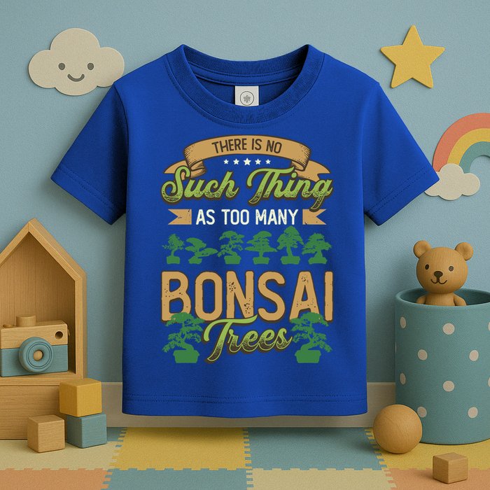 There Is No Such Thing As Too Y Bonsai Trees Gift Toddler T-Shirt