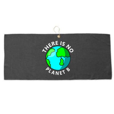 There Is No Planet B Earth Day Large Microfiber Waffle Golf Towel