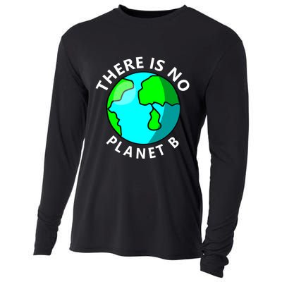 There Is No Planet B Earth Day Cooling Performance Long Sleeve Crew