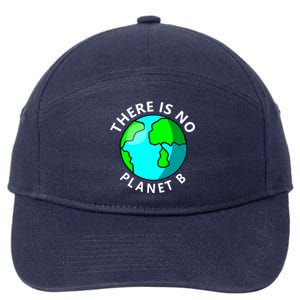 There Is No Planet B Earth Day 7-Panel Snapback Hat