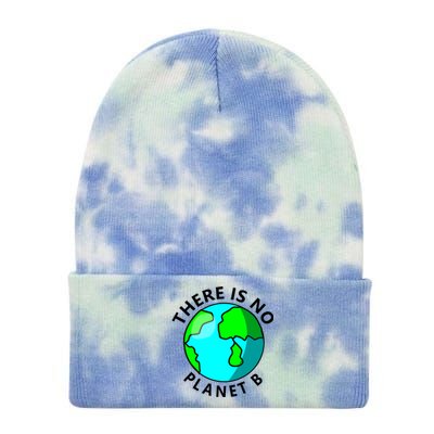 There Is No Planet B Earth Day Tie Dye 12in Knit Beanie