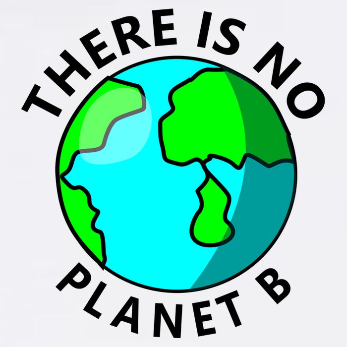 There Is No Planet B Earth Day Garment-Dyed Sweatshirt