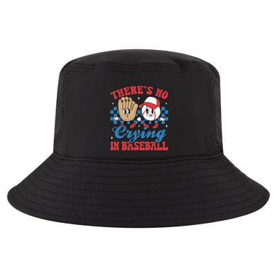 There Is No Crying In Baseball Funny Game Day Baseball Cool Comfort Performance Bucket Hat