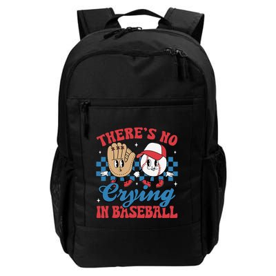 There Is No Crying In Baseball Funny Game Day Baseball Backpack
