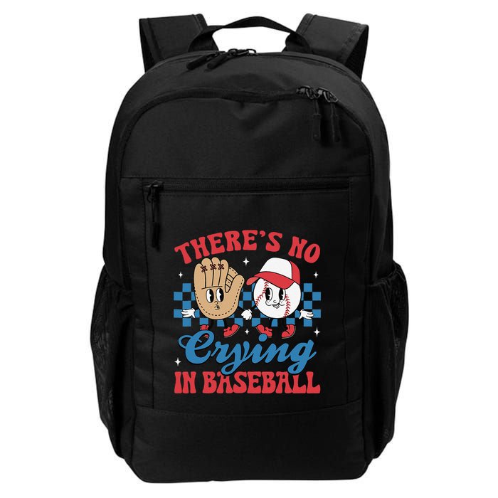 There Is No Crying In Baseball Funny Game Day Baseball Backpack