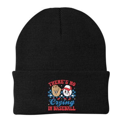 There Is No Crying In Baseball Funny Game Day Baseball Beanie