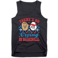 There Is No Crying In Baseball Funny Game Day Baseball Tank Top