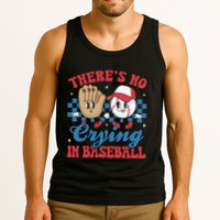 There Is No Crying In Baseball Funny Game Day Baseball Tank Top