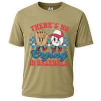 There Is No Crying In Baseball Funny Game Day Baseball Performance Shirt