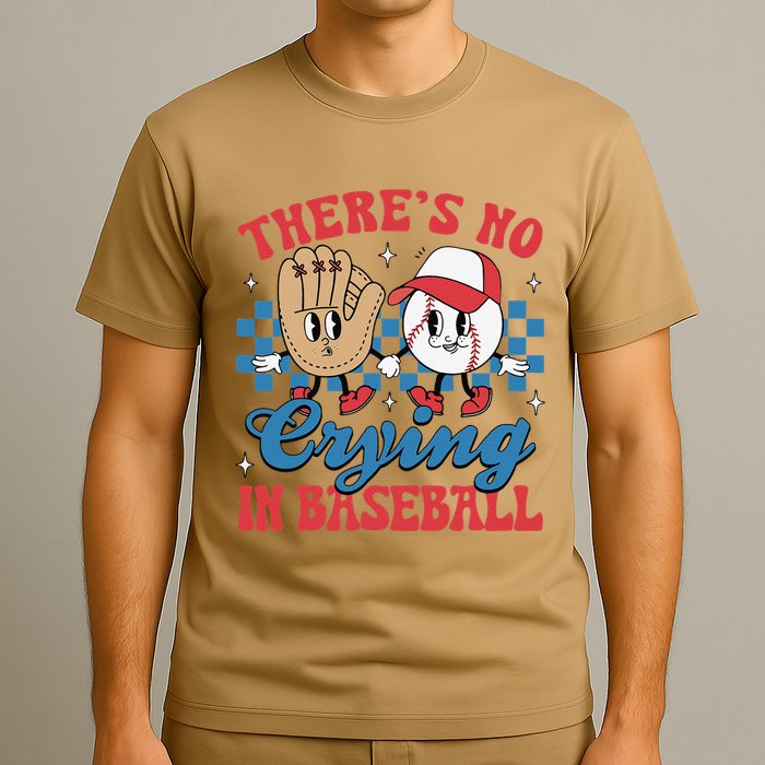There Is No Crying In Baseball Funny Game Day Baseball T-Shirt