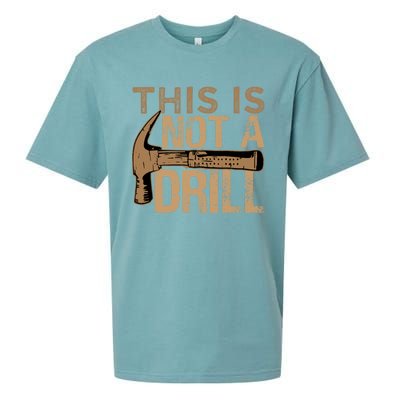 This Is Not A Drill Gift Funny Car Mechanic Gift Sueded Cloud Jersey T-Shirt