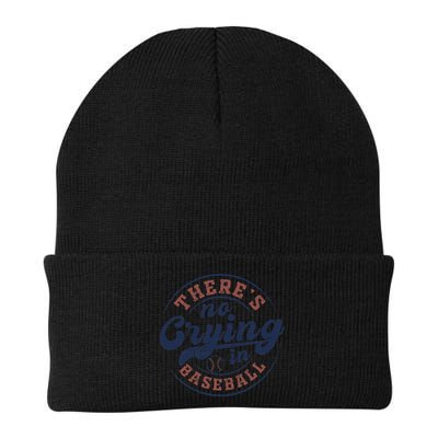 There Is No Crying In Baseball Funny Game Day Baseball Beanie