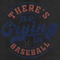 There Is No Crying In Baseball Funny Game Day Baseball Golf Towel