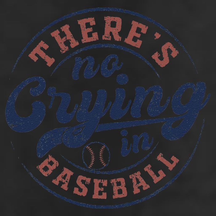There Is No Crying In Baseball Funny Game Day Baseball Golf Towel