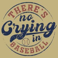 There Is No Crying In Baseball Funny Game Day Baseball Hoodie