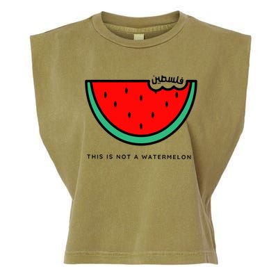 This Is Not A Watermelon Palestine Collection Garment-Dyed Women's Muscle Tee