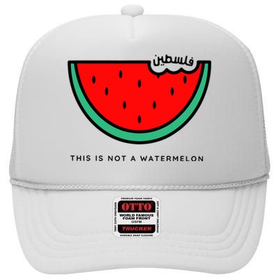 This Is Not A Watermelon Palestine Collection High Crown Mesh Back Trucker Hat