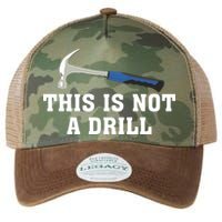 This Is Not A Drill Tools Hammer Builder Woodworking Legacy Tie Dye Trucker Hat