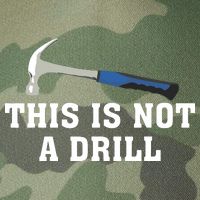 This Is Not A Drill Tools Hammer Builder Woodworking Legacy Tie Dye Trucker Hat
