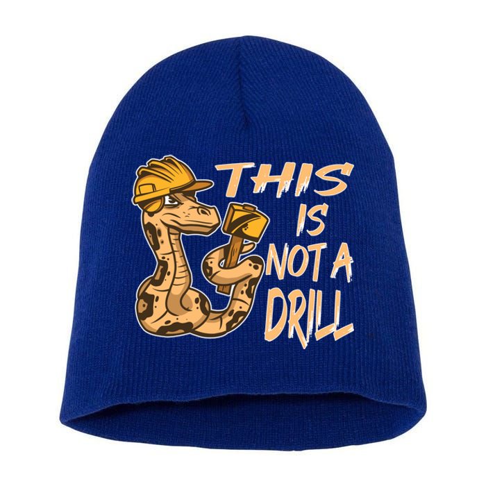 This Is Not A Drill Gift Funny Dad Joke Handy Meaningful Gift Short Acrylic Beanie