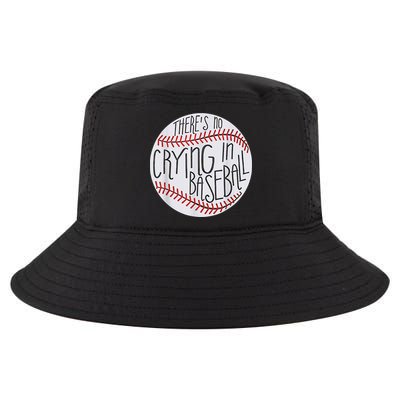 There Is No Crying In Baseball Funny Sports Ball Game Cool Comfort Performance Bucket Hat