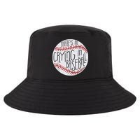 There Is No Crying In Baseball Funny Sports Ball Game Cool Comfort Performance Bucket Hat
