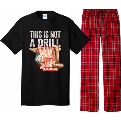 This Is Not A Drill Funny Gift Funny Dad Joke Handy Cool Gift Pajama Set