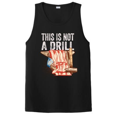 This Is Not A Drill Funny Gift Funny Dad Joke Handy Cool Gift PosiCharge Competitor Tank