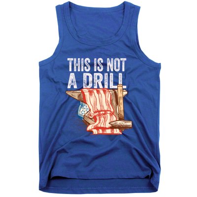 This Is Not A Drill Funny Gift Funny Dad Joke Handy Cool Gift Tank Top